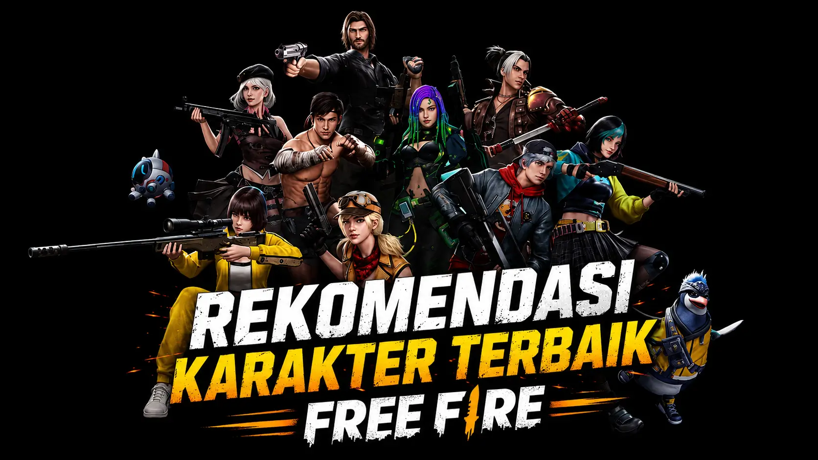 10 Karakter Free Fire Terbaik untuk Push Rank Season Terbaru